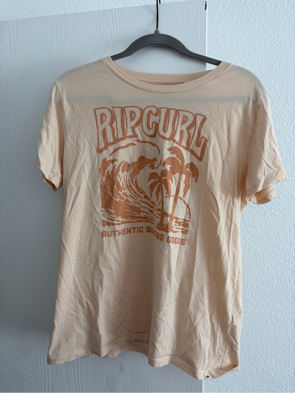 Women’s Rip Curl Cream Logo Tee